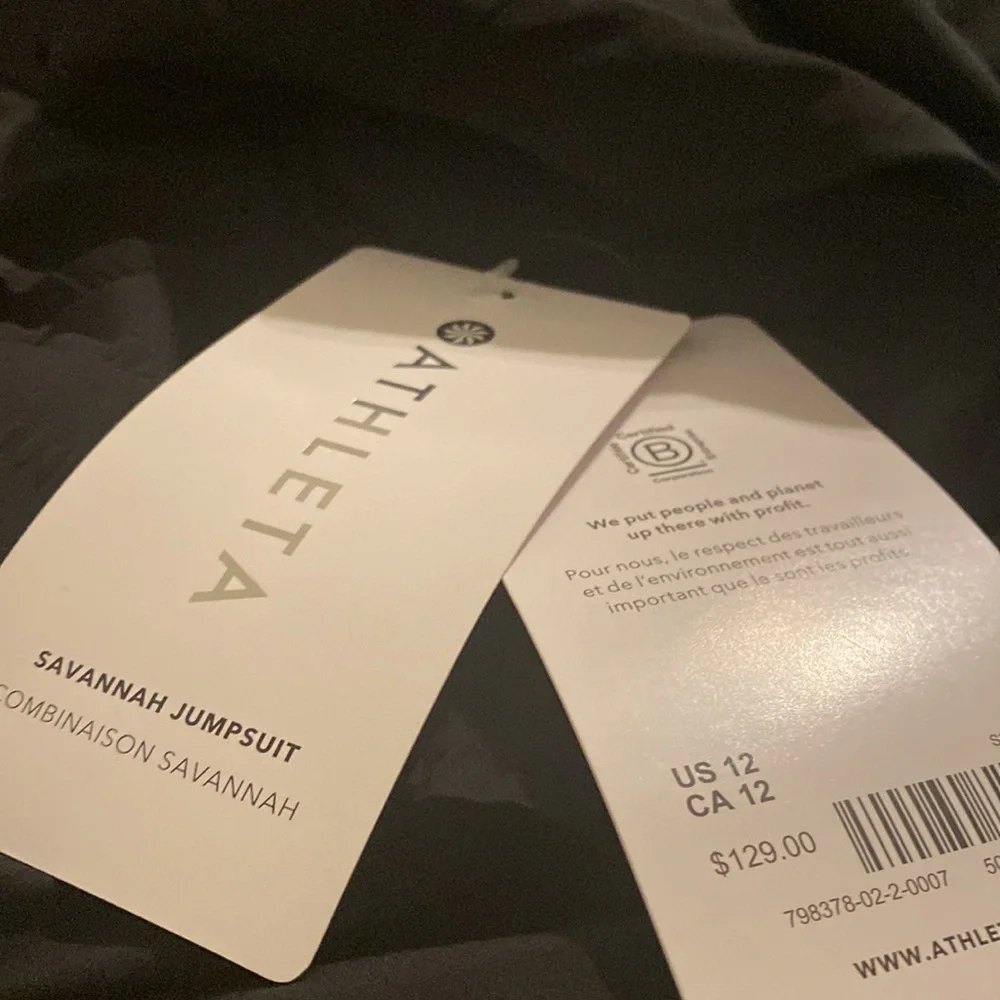 Athleta Savannah Jumpsuit // Black - Picture 6 of 16